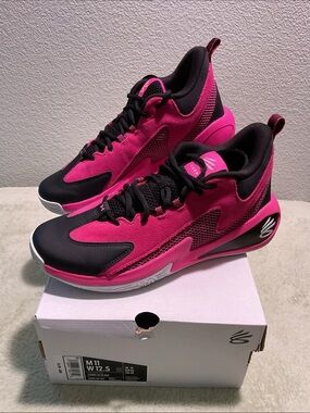 Under Armour Curry 3Z “Pink/Black” Men’s 11/12.5 Women’s New w/ OG Box #143
